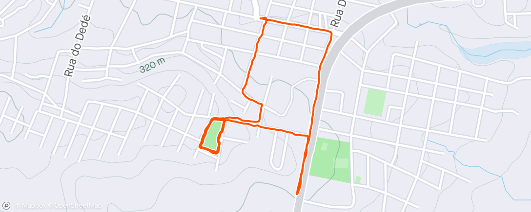 アクティビティ「Caminhada ao entardecer」の地図