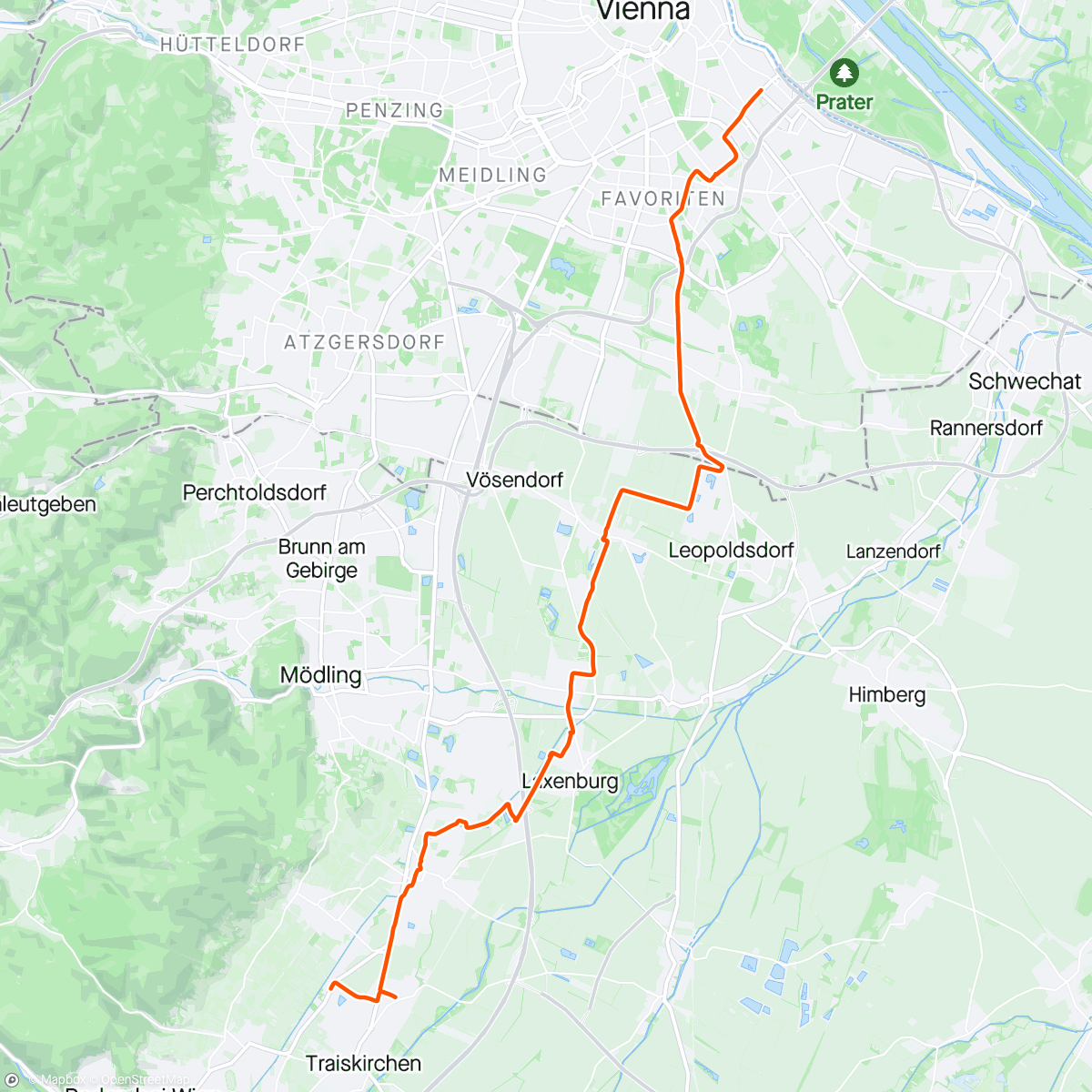Map of the activity, Nur hinfahrt 🚲🍻