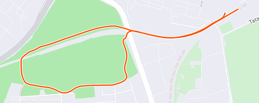 Map of the activity, Afternoon Walk