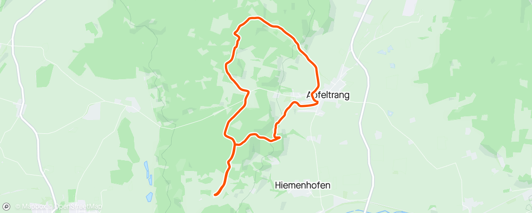 Map of the activity, Gegend erkunden - in Schneesturm geraten❄️