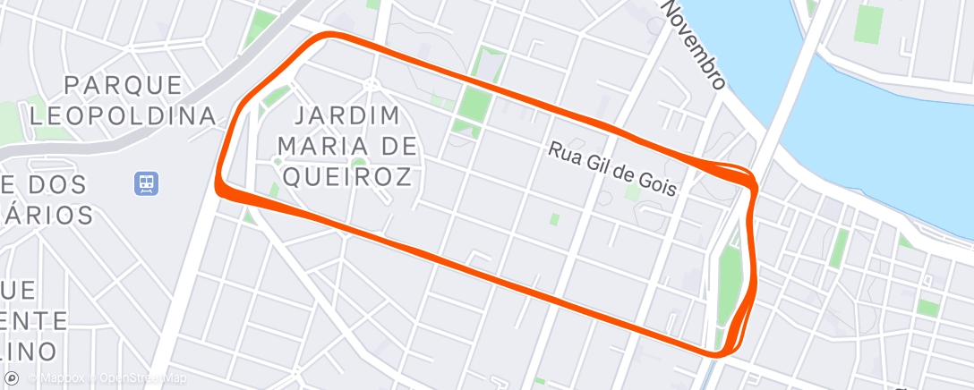 Map of the activity, 80ª São Salvador