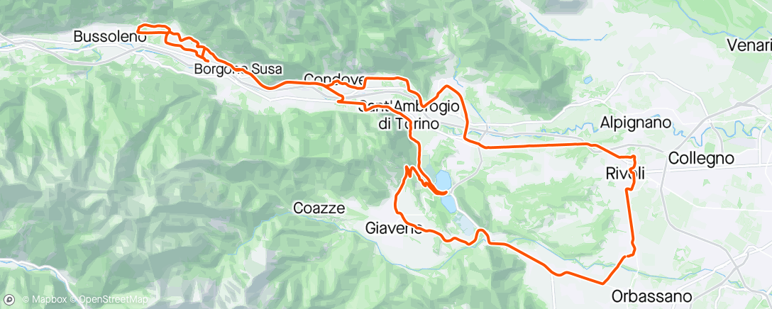 Map of the activity, GIR DEL BARBÈ che è appena tornato da Napulè