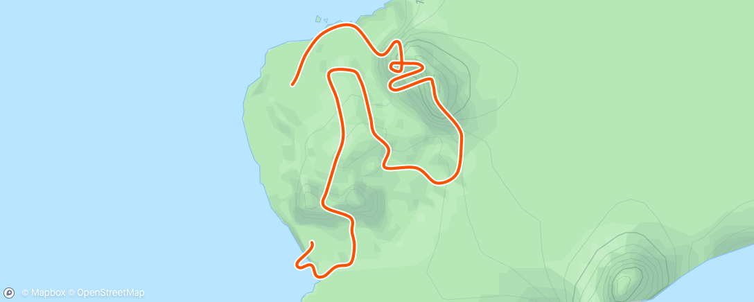 Map of the activity, Zwift - Zwift Academy Run: Workout 1 | 5K Pacing Efforts in Watopia