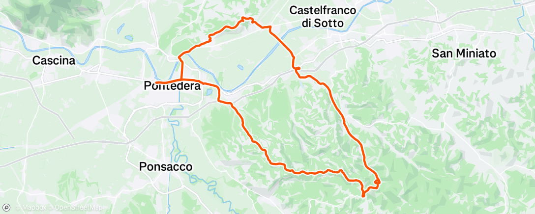 Map of the activity, A girare