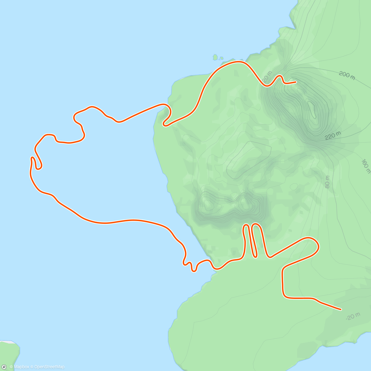 Carte de l'activité Zwift - Pacer Group Ride: Volcano Flat in Watopia with Bernie