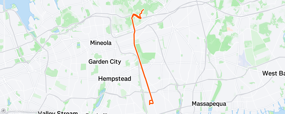 Map of the activity, Morning Ride