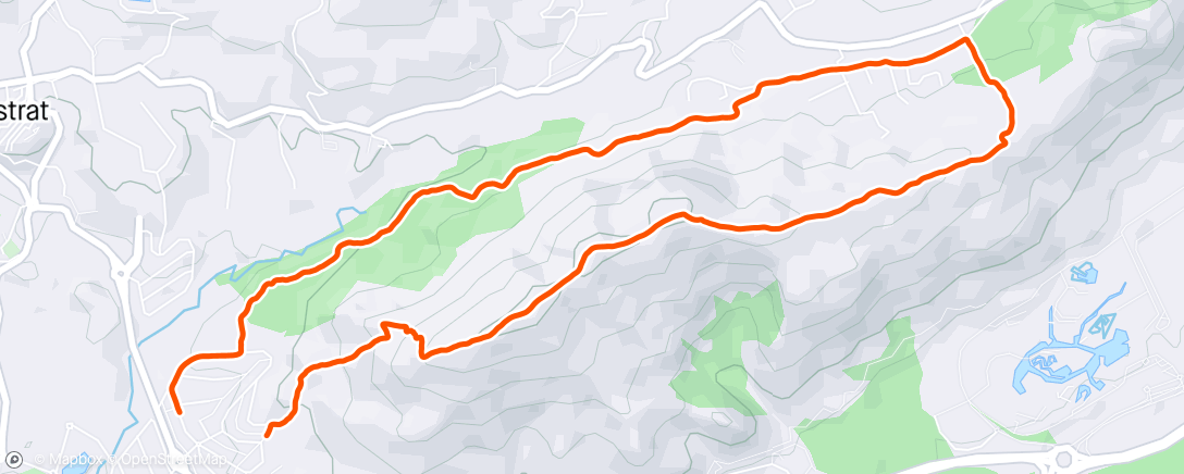Mapa de la actividad (Sierra Cortina)