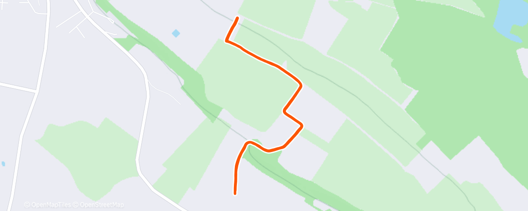 Map of the activity, Morning Run