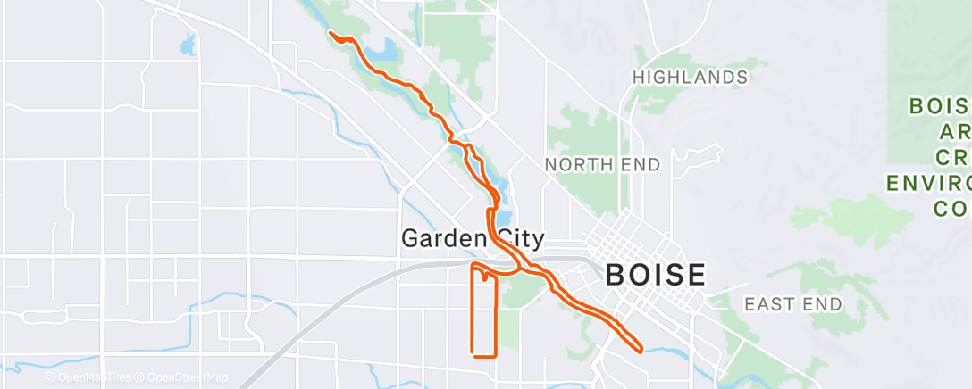 Map of the activity, Afternoon color tour