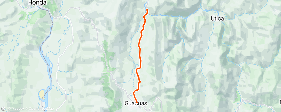 Map of the activity, Guaduero