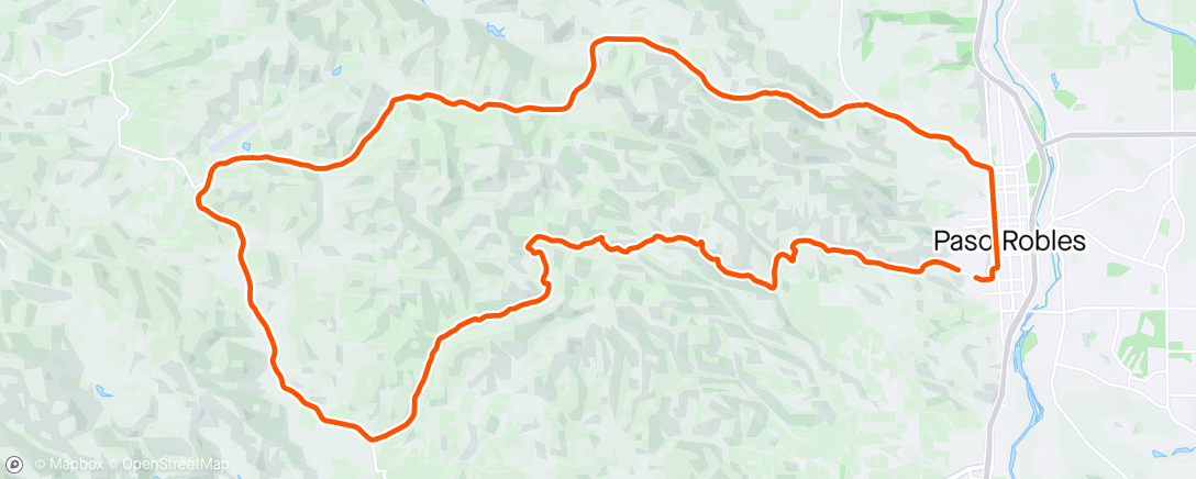 Map of the activity, Peachy and Adelaide loop