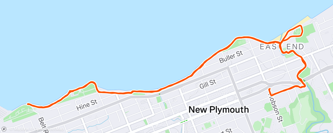 Map of the activity, Coastal Path