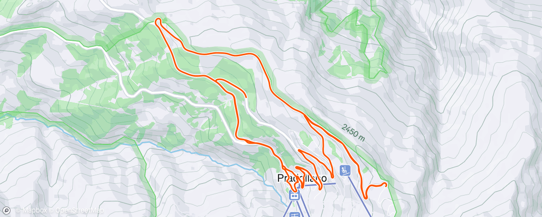 Map of the activity, Tc Sierra 7