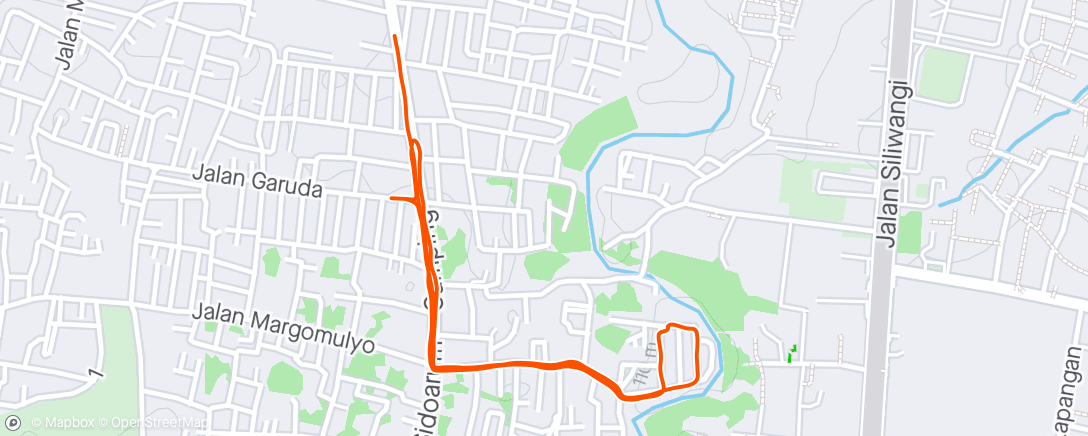 アクティビティ「Walk # 28 April 2024」の地図