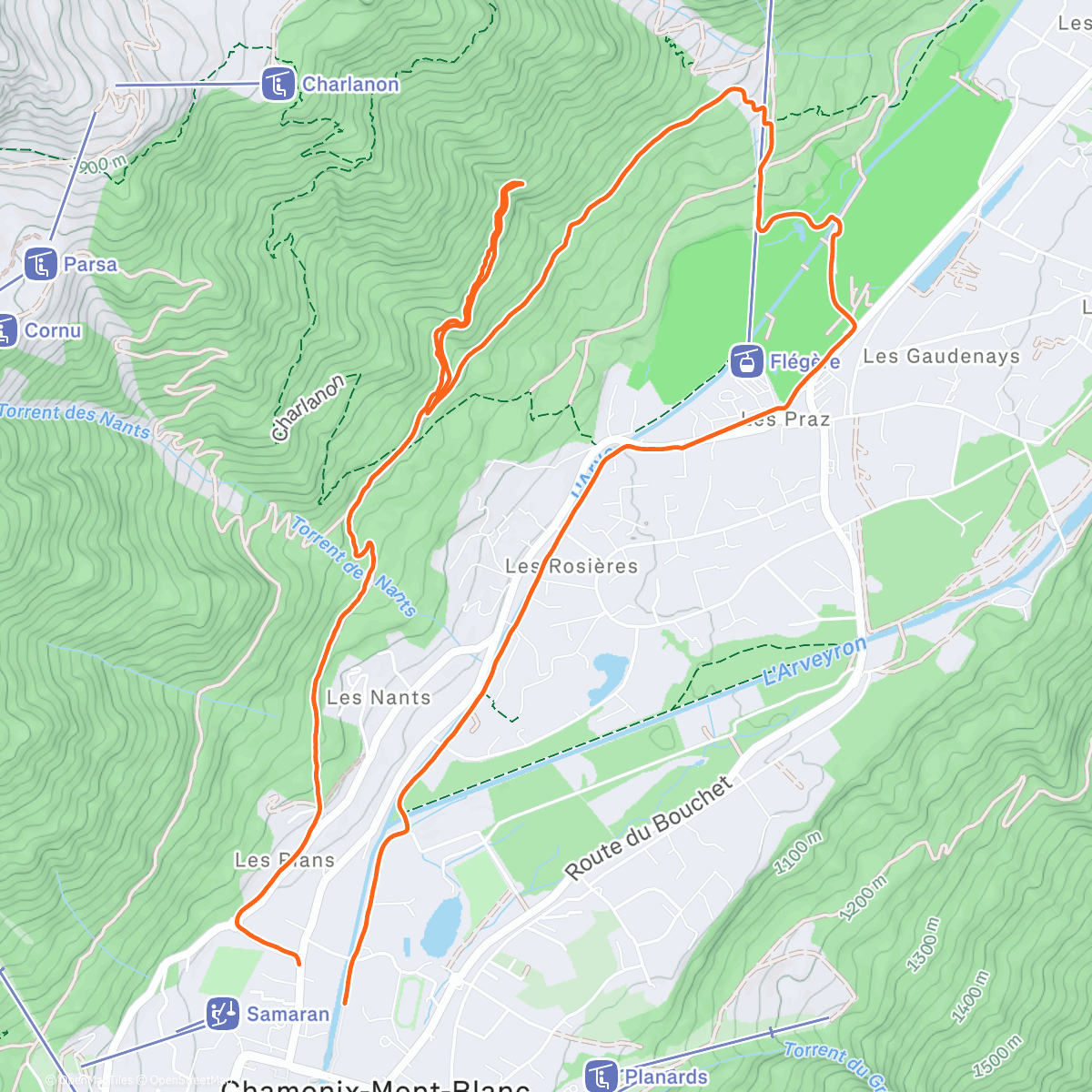 Map of the activity, Floria > PS > Cham