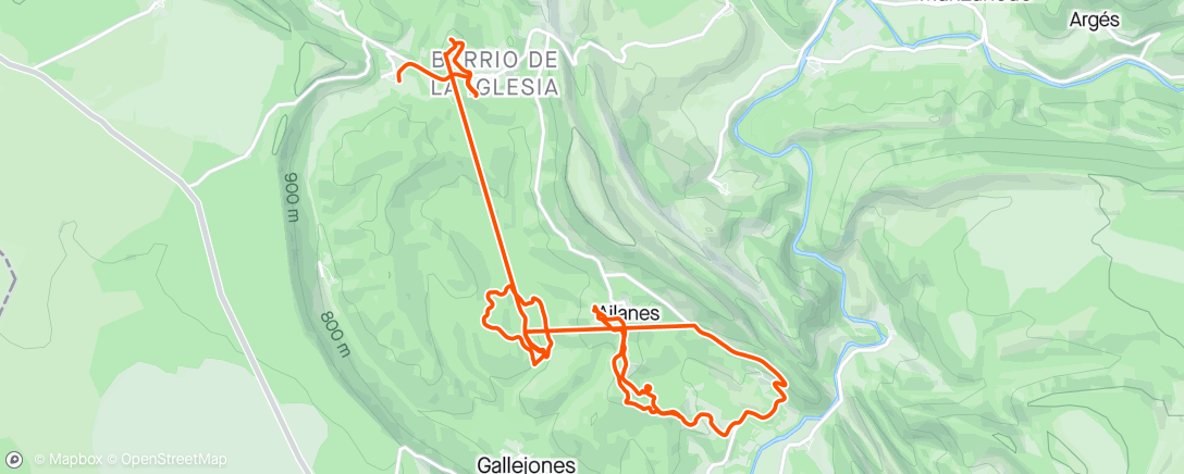 Map of the activity, Excursión de mañana