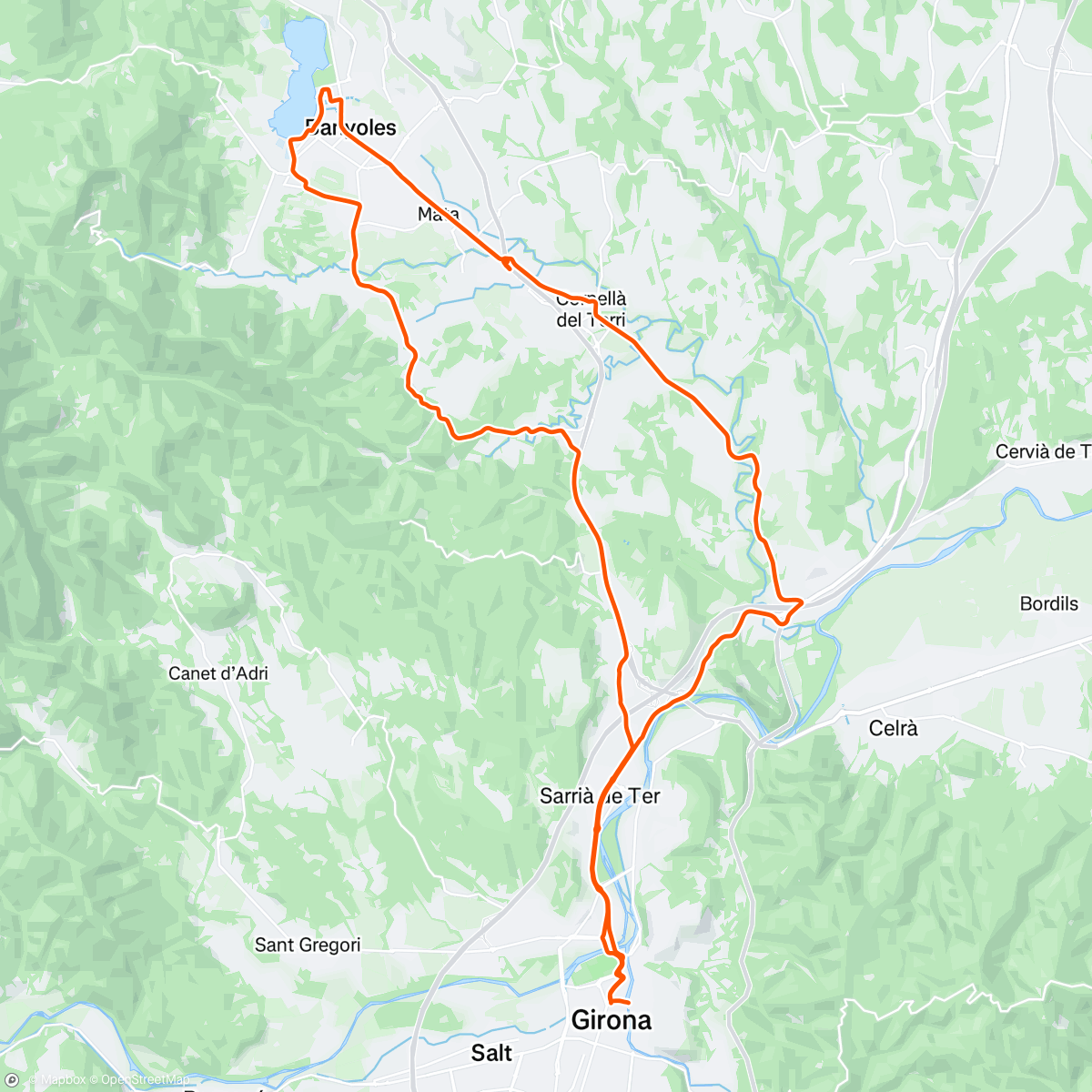 Mapa de la actividad (New Years ride with Signe🎉)