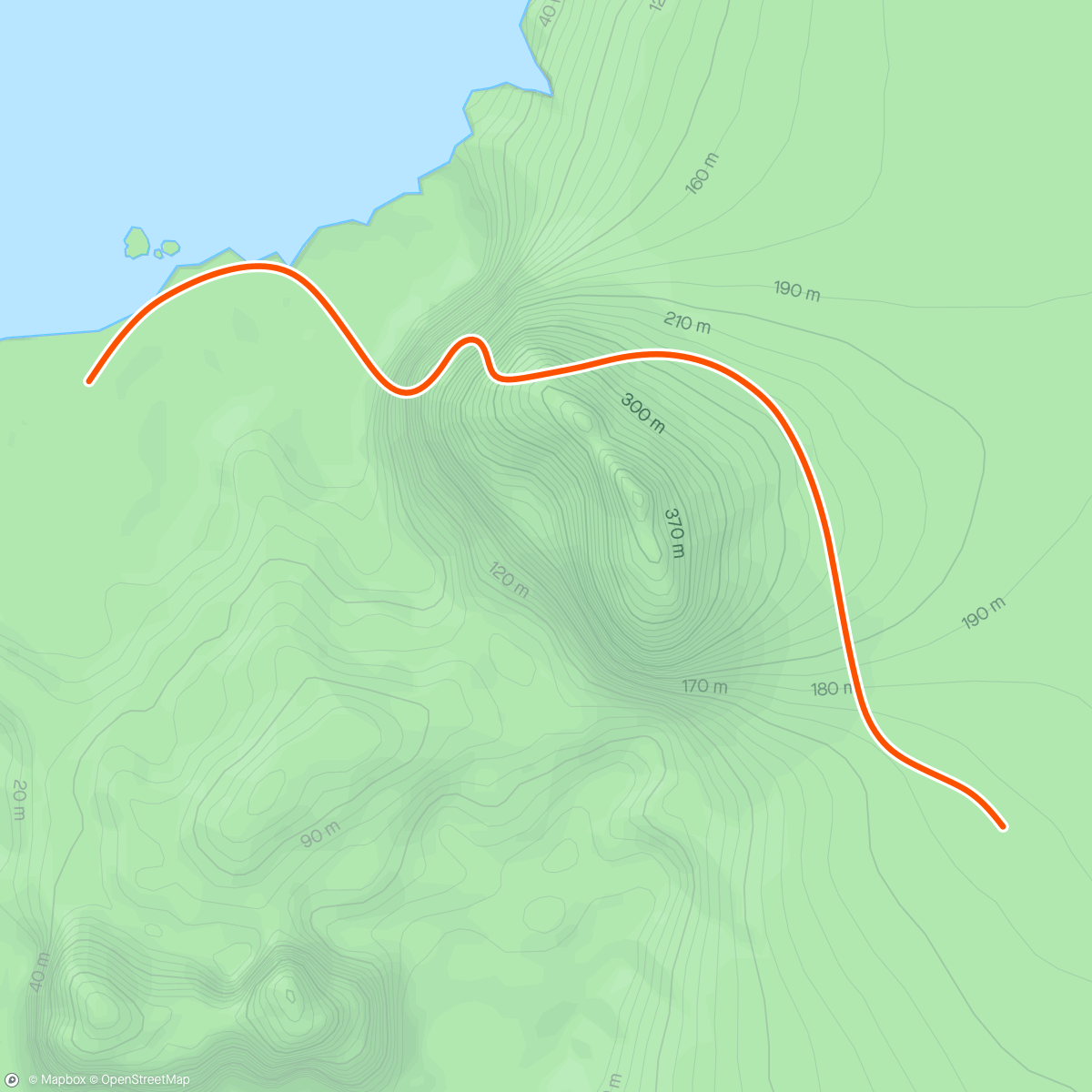 Map of the activity, Zwift - 4.26.2024 in Watopia