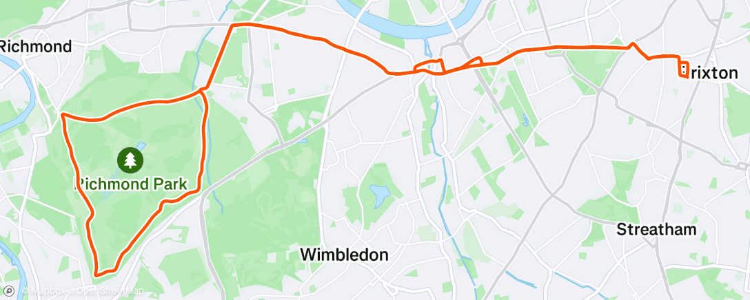 Map of the activity, Morning Ride