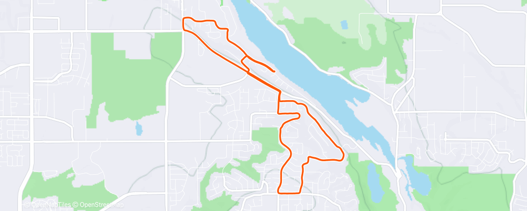 Mappa dell'attività Afternoon Ride