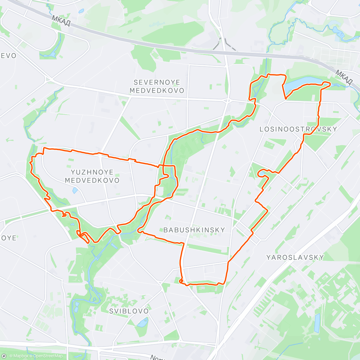 Map of the activity, МУД N1 Открытие сезона 24/25