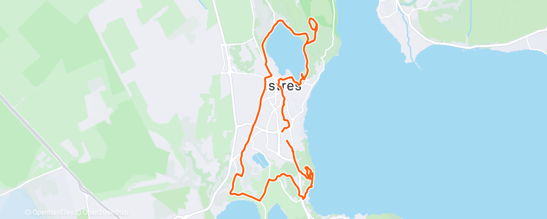 Map of the activity, Sortie vélo dans l'après-midi