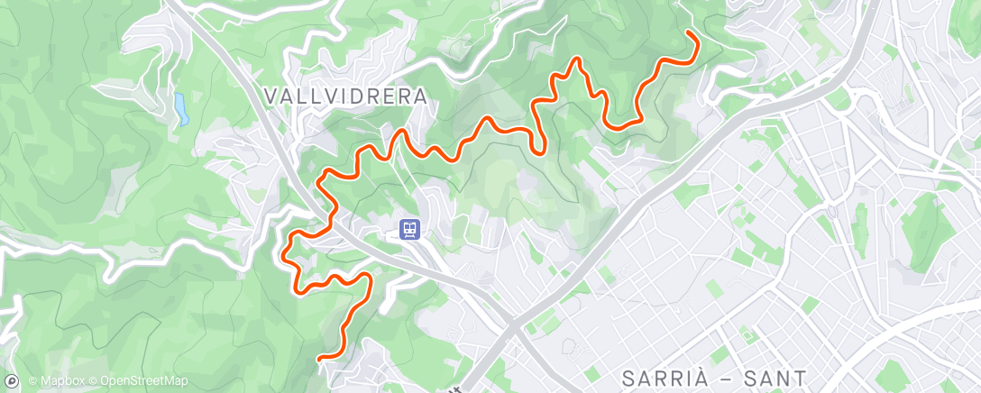 アクティビティ「Carrera de mañana」の地図