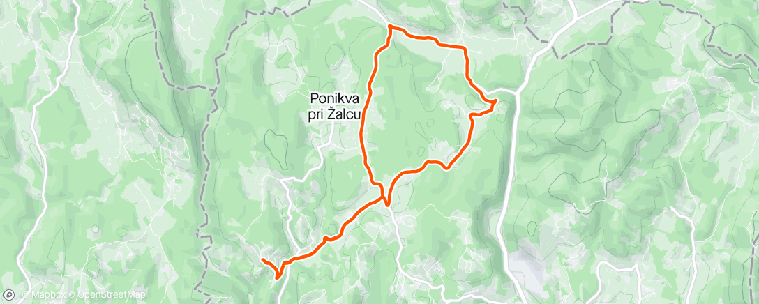 Mapa de la actividad, Marof/Ponikva/Grče