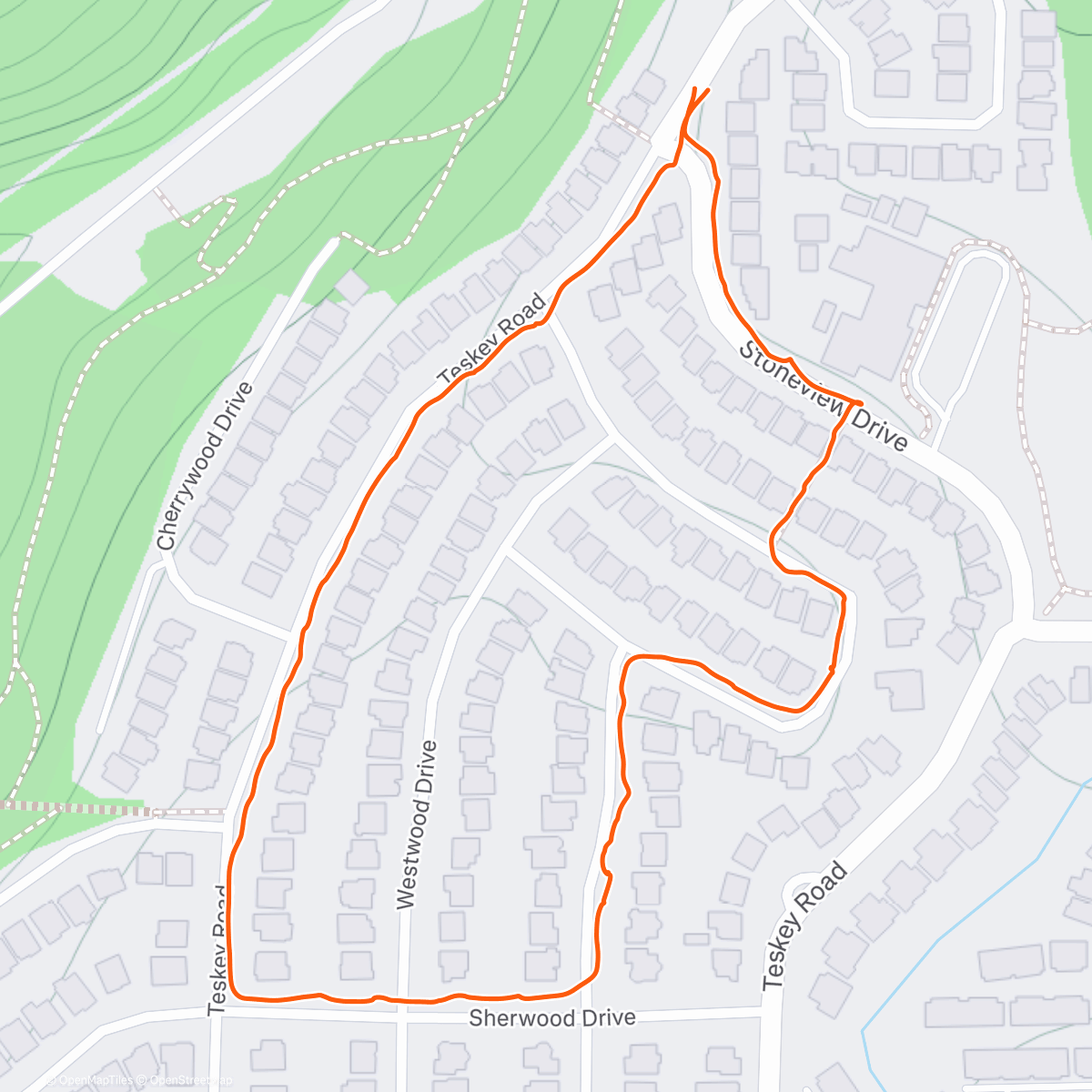 活动地图，Morning Hike