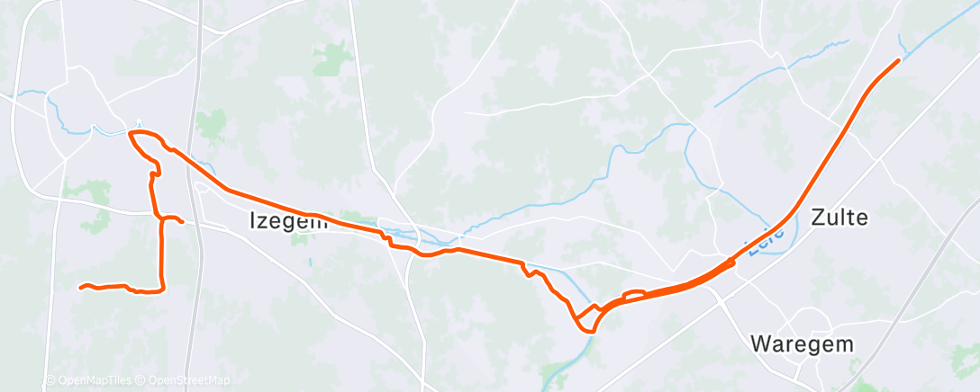 Карта физической активности (Middagrit)