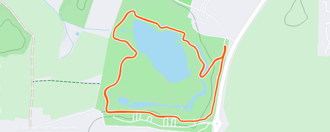 Map of the activity, Sedgefield parkrun (forgot to stop watch) 27:04