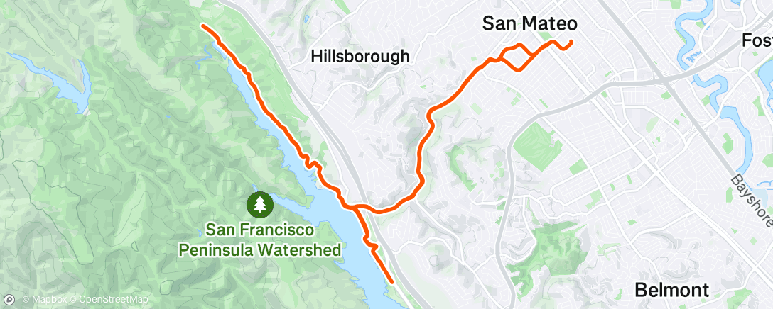 Map of the activity, Drizzly Sawyer