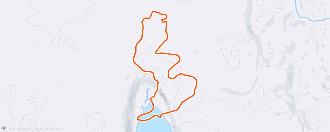 Map of the activity, Zwift - Group Ride: AHDR Progressive Bacon Rolls p/b JetBlack (C) on Electric Loop in Makuri Islands