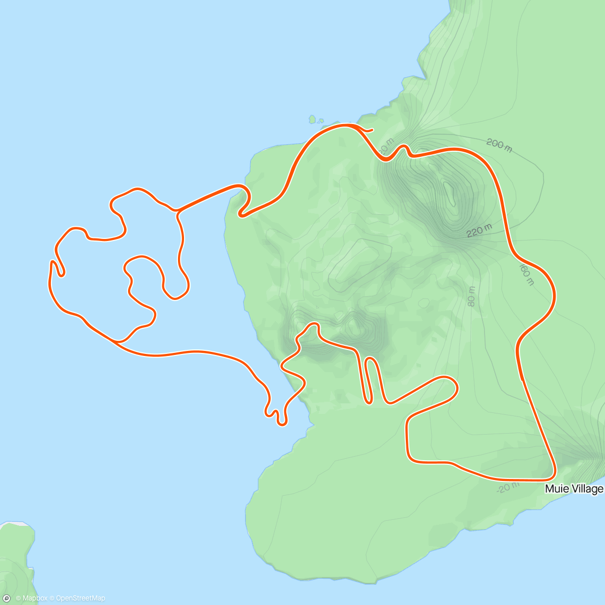 Mapa de la actividad, Zwift - TTT: WTRL Team Time Trial - Zone 18 (MOCHA) on Beach Island Loop in Watopia