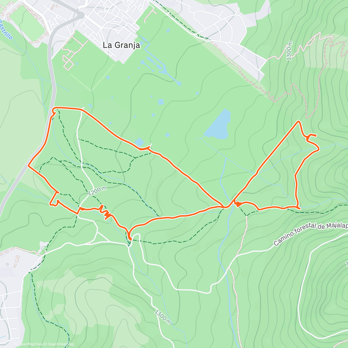Map of the activity, Excursión de mañana