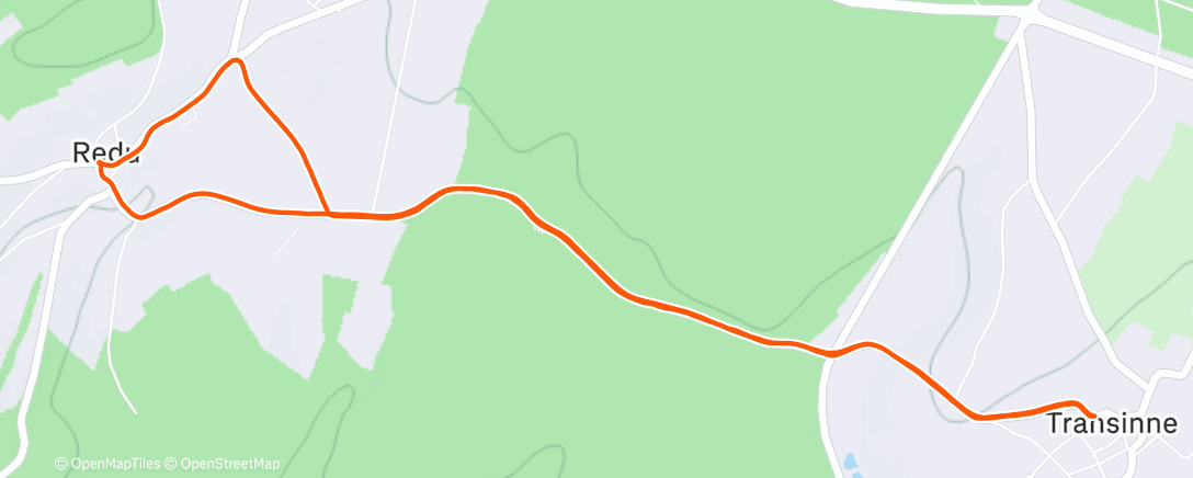 Map of the activity, Sortie vélo dans l'après-midi