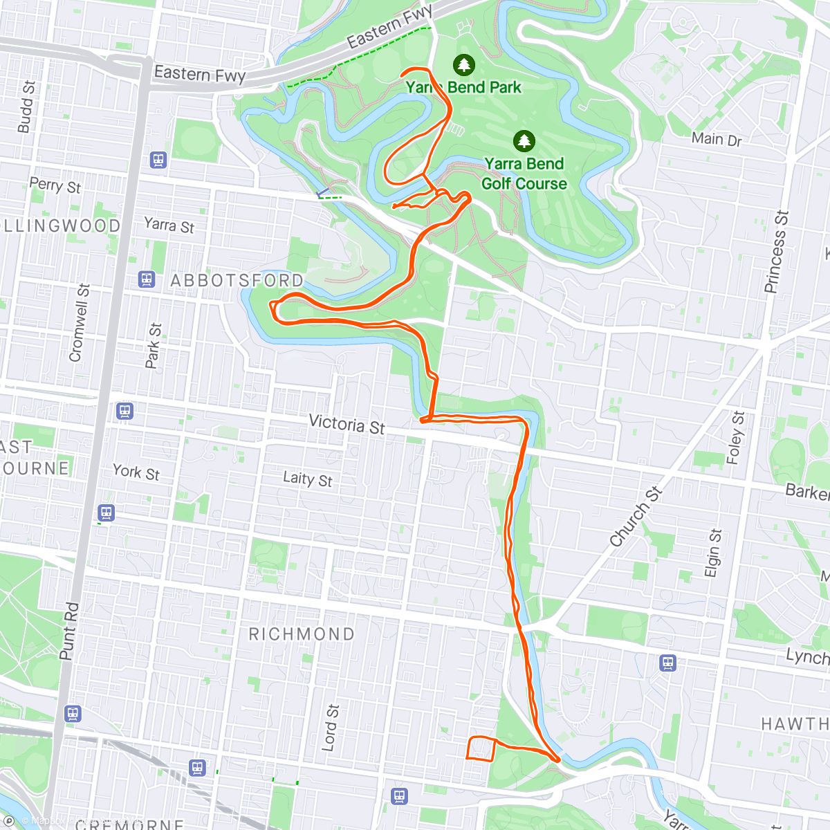 Map of the activity, Morning ride for Coffee