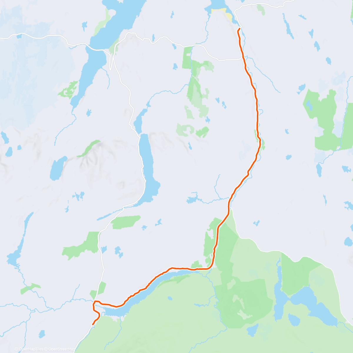 Map of the activity, ROUVY - The Long Shift | Serious FTP Builder