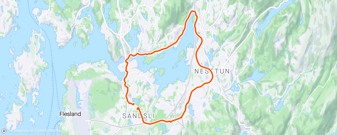 Map of the activity, Morning Run med 👶🏻 i 🛒