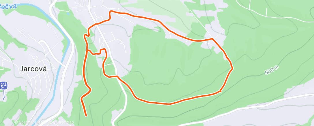 Карта физической активности (Afternoon Walk)