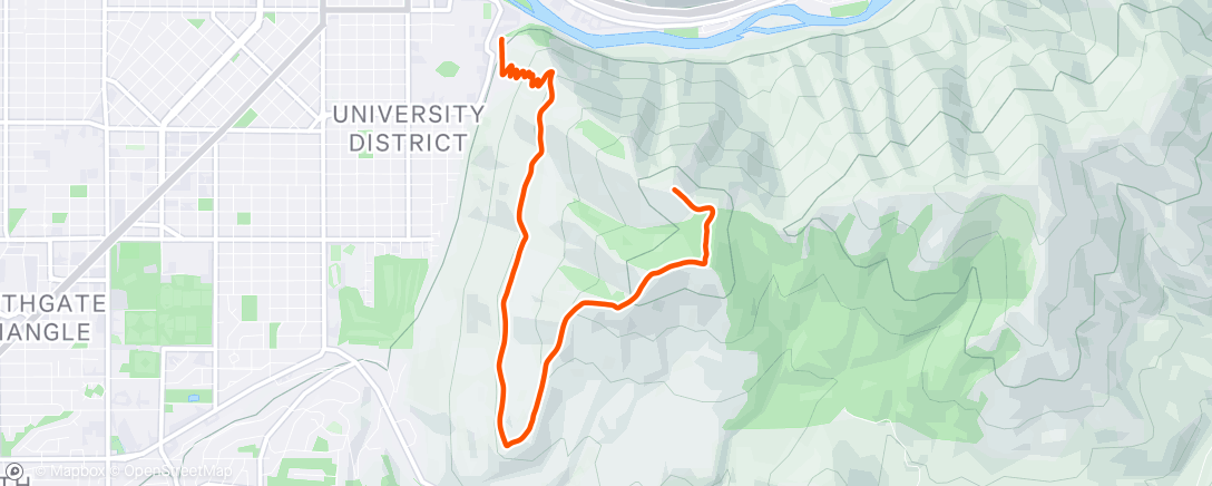 Map of the activity, cooldown with the bois