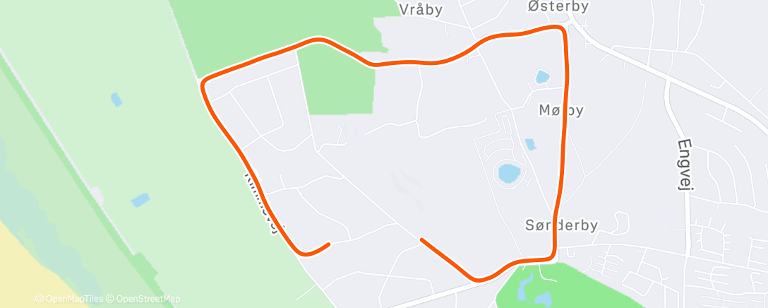 Map of the activity, Rømø