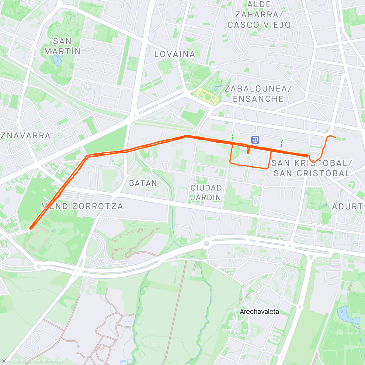 Map of the activity, IRONMAN VITORIA-GASTEIZ - RUN RACE SIMULATION🇪🇸