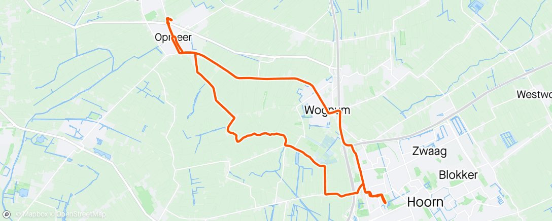 Map of the activity, Wo-we-wo