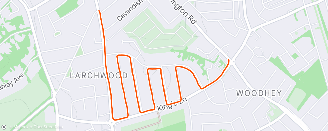 Map of the activity, First one for a while… time to build that fitness back up 🥵