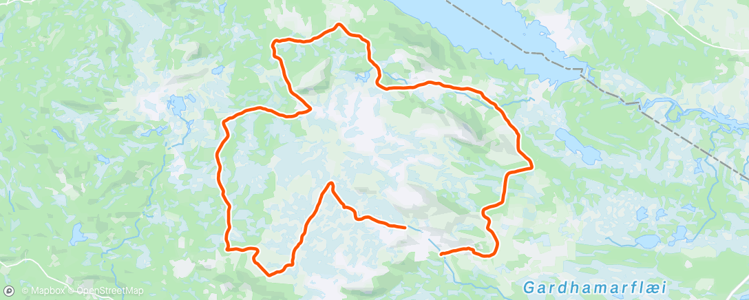 Map of the activity, Windy Lunch Nordic Ski stak 💨💨