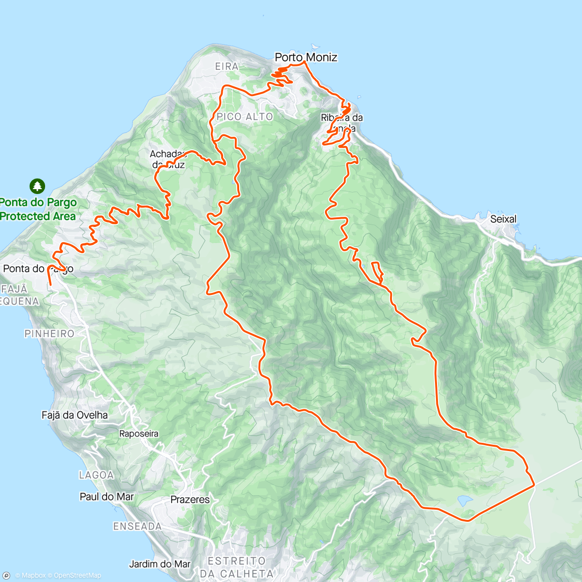 Map of the activity, ⛰️ Madeira