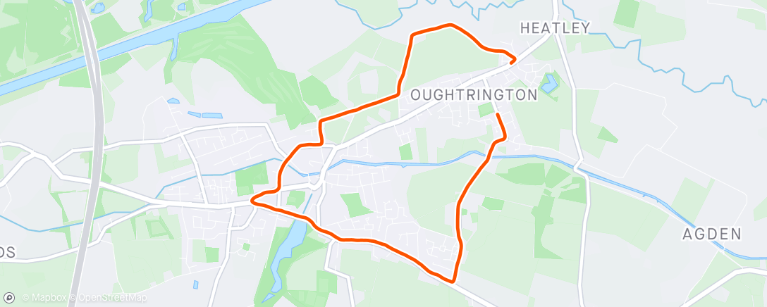Map of the activity, Fair weather running is back 🤩. Time to get fit