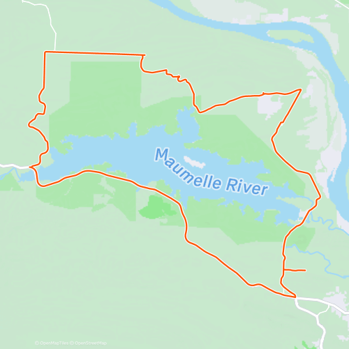 Maumelle Lake loop 2 68.7 km Road Cycling Route on Strava
