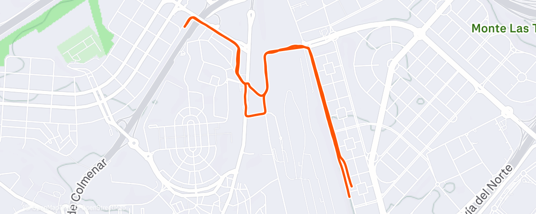 Карта физической активности (Afternoon Run)